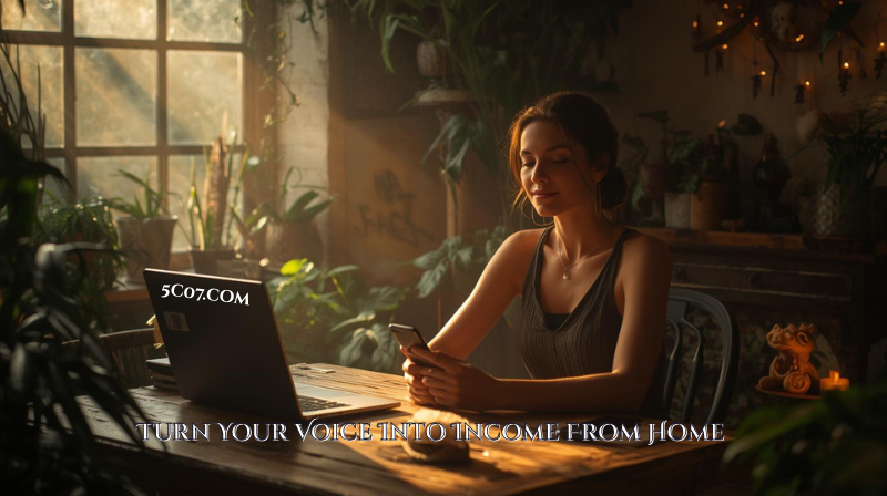 Turn Your Voice into Income From Home